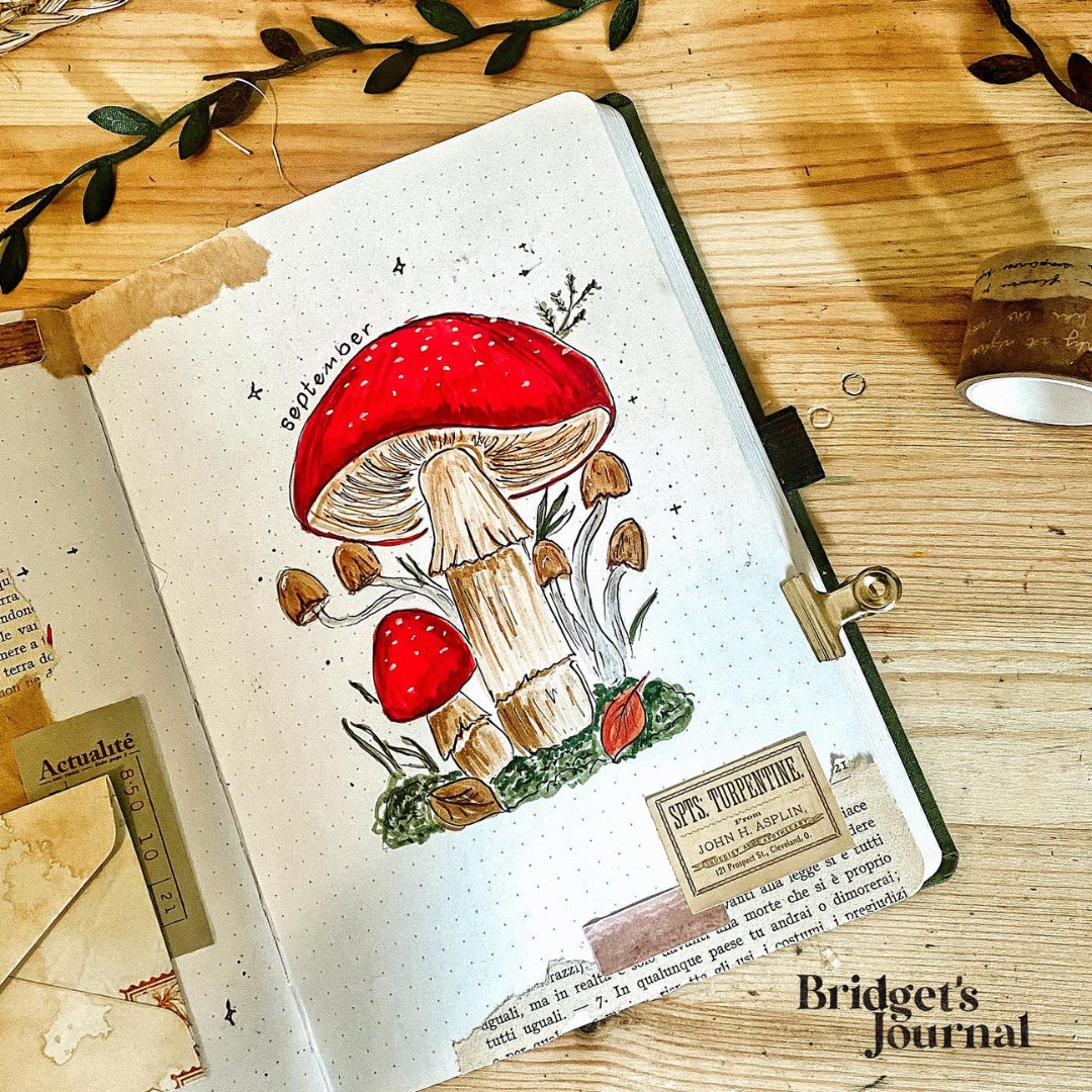 idee bullet journal settembre autumn foraging