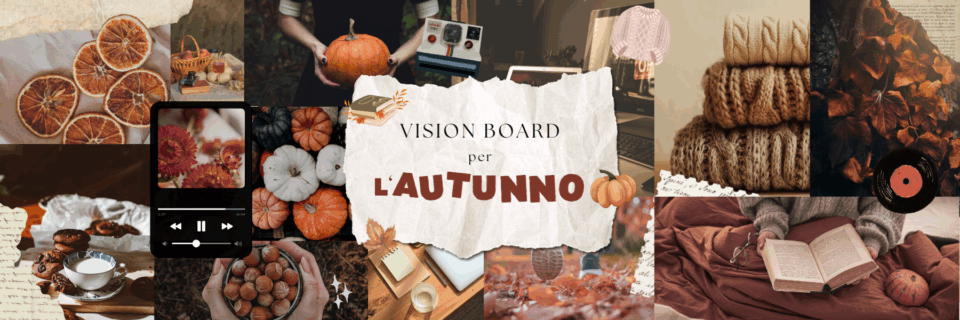 vision board per l'autunno 2025